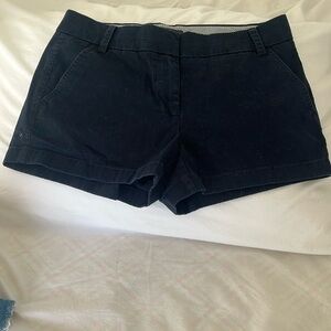 J CREW Chino Shorts Size 4 Color Blue